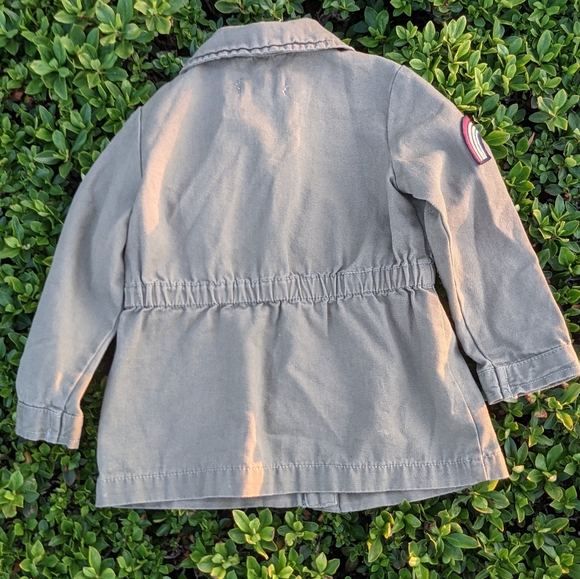 Gymboree Toddler Utility Jacket 18 to 24 months + embroidered embellishments - Picture 5 of 7